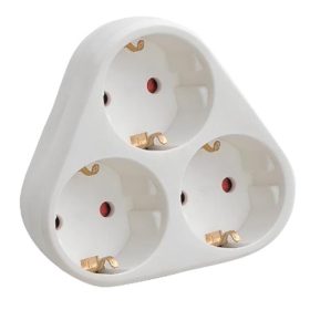 UltraTech elosztó 3dugalj hszög AD157WH