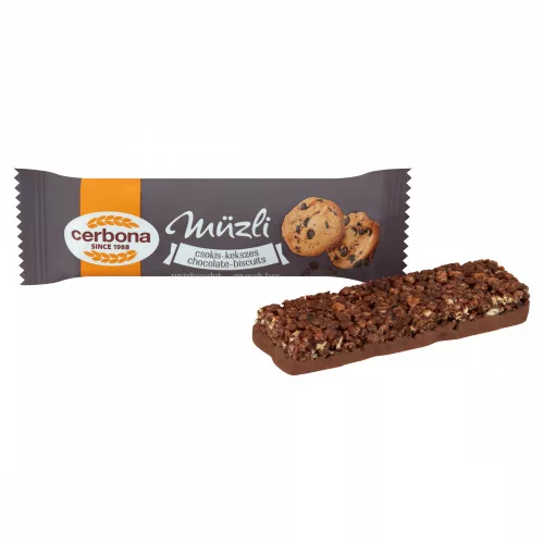 Cerbona Kekszes-Csokis müzliszelet 20g