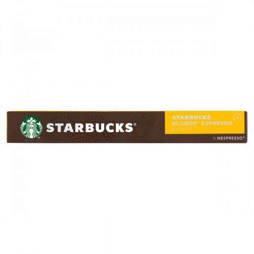 Starbucks by Nespresso Blonde Espresso Roast őrölt, pörkölt kávékapszula 10 db 53 g