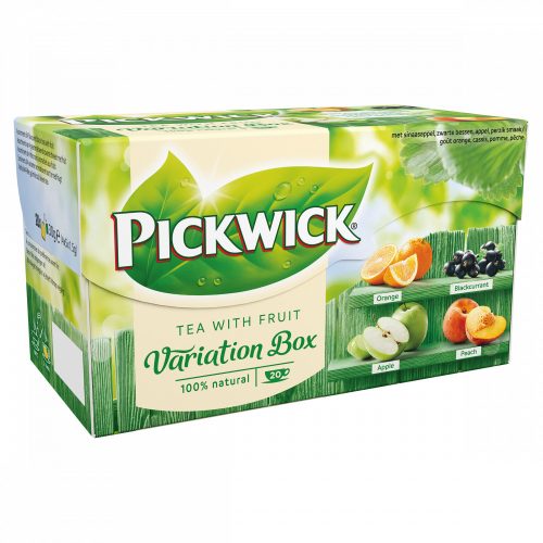 Pickwick Variaton Box variációk 4-féle gyümölcsízű fekete tea 20 filter 30 g