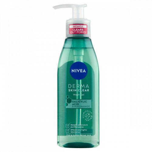 NIVEA Derma Skin Clear arctisztító gél 150 ml