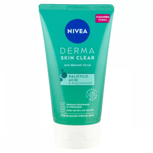 Nivea Bőrradír 150ml Derma Skin Clear