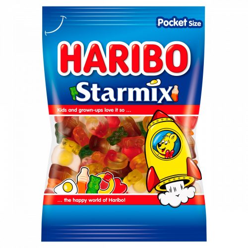 Haribo Starmix gyümölcs- és kólaízű gumicukorka 80 g