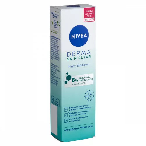 Nivea Éjszakai hámlasztó 40ml Derma S.C.