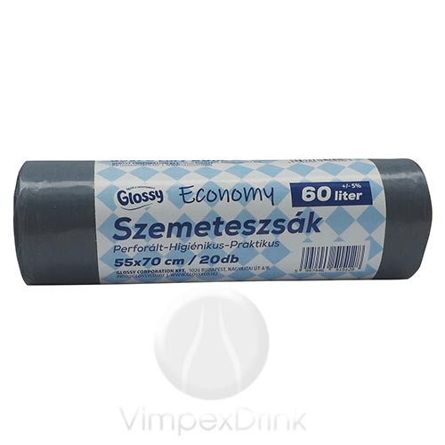 Glossy ECO. szemeteszsák 60L 20db