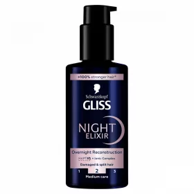 Gliss Éj.hajpakolás 100ml Sérült&Tör. haj