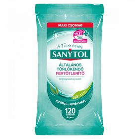Sanytol fertőtlenítő törlőkendő 120db