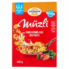 Cerbona müzli Piros gyüm. 200g HCN