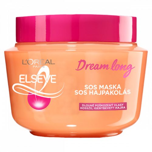 ĽOréal Paris Elseve Dream Long S.o.s. hajpakolás hosszú, igénybevett hajra, 300 ml