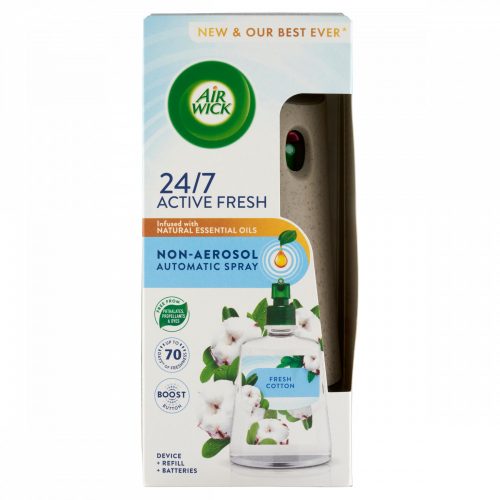 Air Wick Active Fresh Friss Pamut készülék és utántöltő 228 ml 