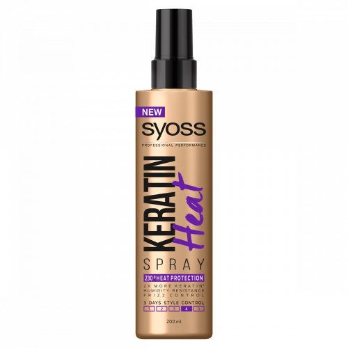 Syoss Keratin Heat hővédő hajformázó spray 200 ml