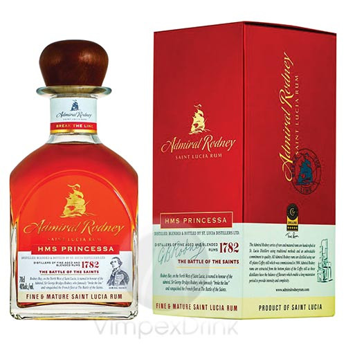 Admiral Rodney Princessa rum 0,7l 40%