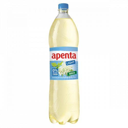 Apenta Light energiamentes bodza üdítőital enyhén szénsavas ásványvízzel, édesítőszerekkel 1,5 l