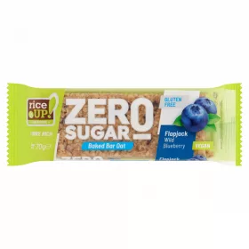   RiceUp! Zero Sugar gluténmentes zabszelet áfonyával hozzáadott cukor nélkül 70 g