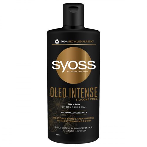 Syoss Oleo Intense sampon száraz vagy fénytelen hajra 440 ml