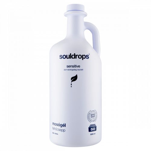 Souldrops Felhőcsepp szenzitív mosógél 50 mosás 3200 ml