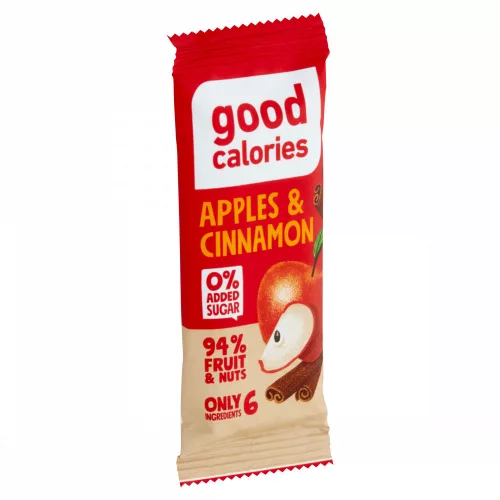 Good Calories datolyás szelet szárított almával, kesudióval és fahéjjal 35 g