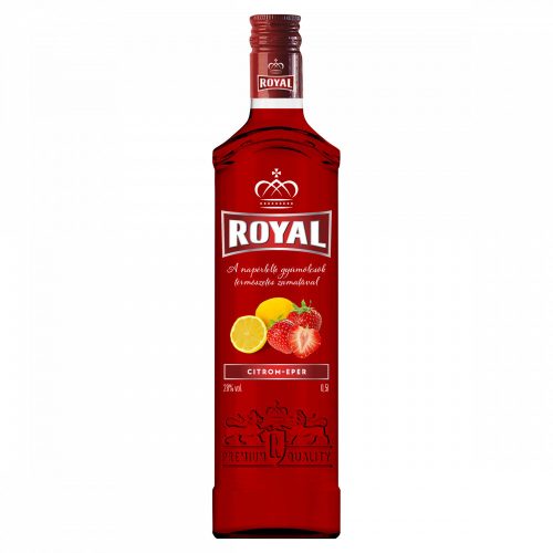 Royal eper-citrom likőr 28% 0,5 l