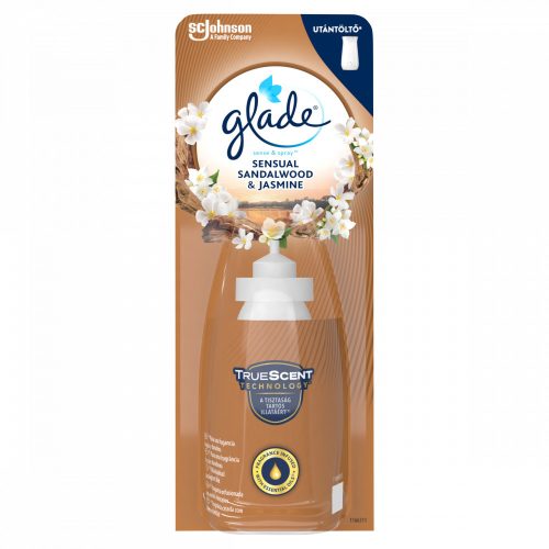 Glade Sense & Spray Sensual Sandalwood & Jasmine automata légfrissítő utántöltő 18 ml