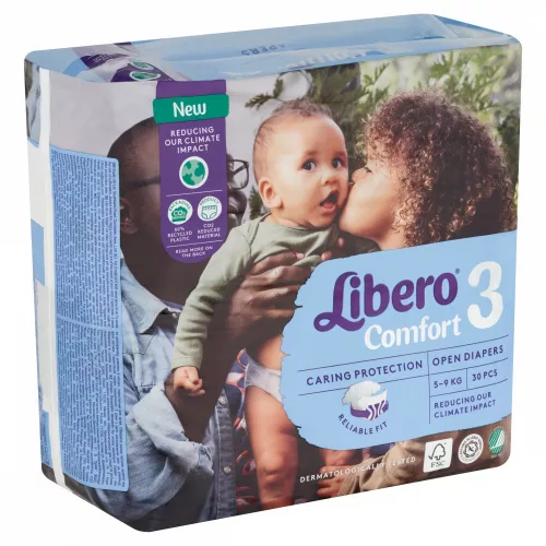 Libero Comfort egyszerhasználatos pelenkanadrág, méret: 3, 5-9 kg 30 db