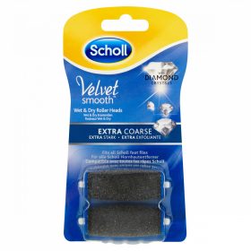   Scholl Velvet Smooth extra érdes forgófejek gyémántkristályokkal 2 db