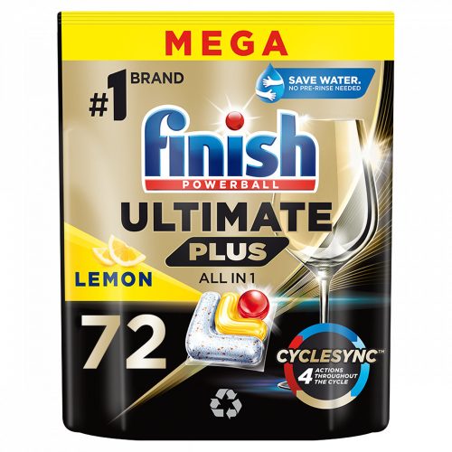 Finish Powerball Ultimate Plus All in 1 Citrom mosogatógép kapszula 72 db 878,4 g