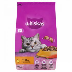   Whiskas 1+ teljes értékű szárazeledel felnőtt macskák számára csirkével 300 g