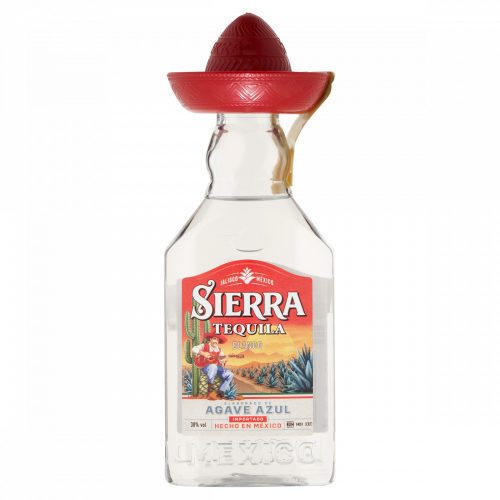 Sierra Tequila Blanco mexikói agavepárlat 38% 0,05 l