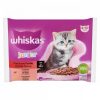 Whiskas Junior Klasszikus Ételek teljes értékű nedves eledel kölyökmacskáknak 4 x 85 g (340 g)