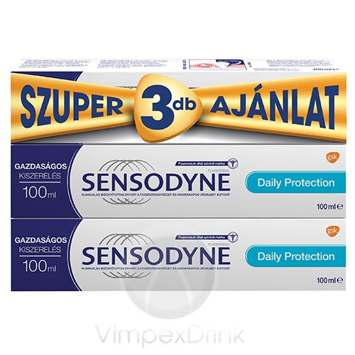 Sensodyne fogkrém 3x100ml Daily Pro trio