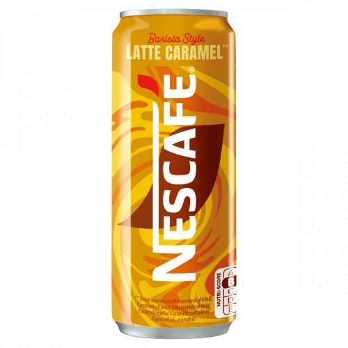 Nescafé Barista Style Latte Caramel karamell ízű kávés ital zsírszegény tejjel 250 ml 