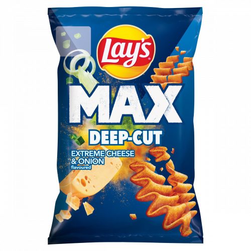 Lay's Max sajtos-újhagymás ízű burgonyachips 55 g