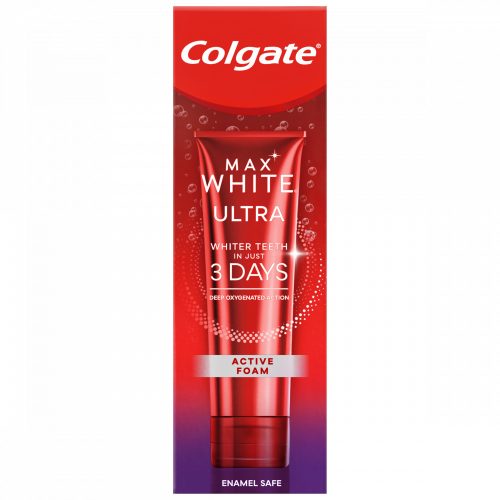 Colgate Max White Ultra Active Foam fogfehérítő fogkrém 50 ml