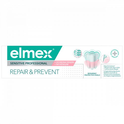 elmex Sensitive Repair & Prevent fogkrém érzékeny fogakra 75 ml