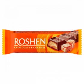Roshen tejcsokoládé szelet karamell töltelékkel 30 g