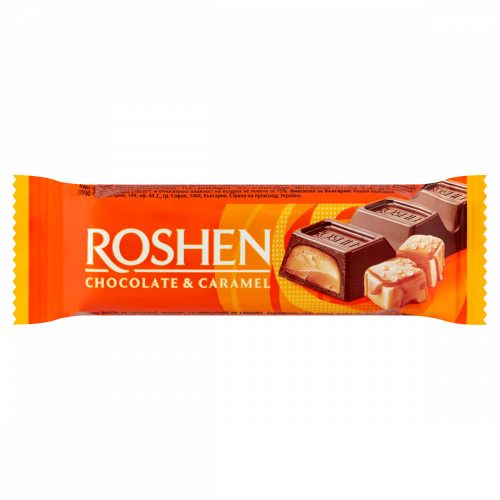 Roshen tejcsokoládé szelet karamell töltelékkel 30 g