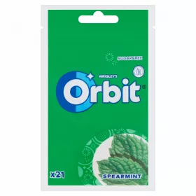   Orbit Spearmint mentaízű cukormentes rágógumi édesítőszerrel 29 g