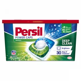   Persil Power Caps mosószer koncentrátum gépi mosáshoz fehér és világos ruhadarabokhoz 35 mosás 490 g