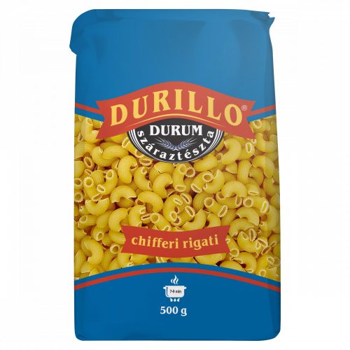 Durillo Chifferi Rigati durum száraztészta 500 g