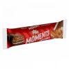 Moments Wow! tejcsokoládéba mártott tejes, karamellás, mandula ízű krémmel töltött ostyaszelet 40 g 