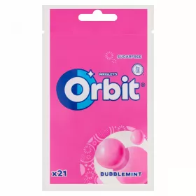   Orbit Bubblemint gyümölcs- és mentaízű cukormentes rágógumi édesítőszerrel 29 g 