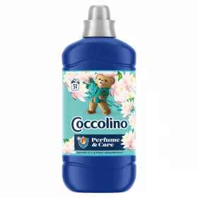   Coccolino Perfume & Care Water Lily & Pink Grapefruit öblítőkoncentrátum 51 mosás 1275 ml