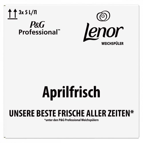 Lenor Professional April Fresh Textilöblítő, 5l, 200 Mosáshoz