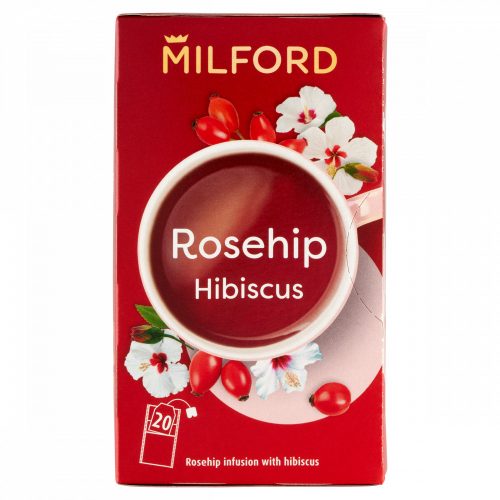 Milford csipkebogyó tea hibiszkusszal 20 filter 45 g