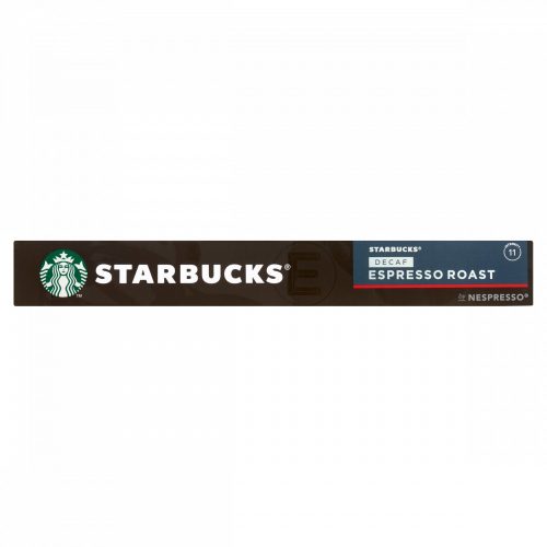 Starbucks by Nespresso Espresso Roast koffeinmentes őrölt, pörkölt kávé kapszula 10 db 57 g