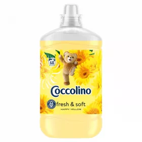   Coccolino Fresh & Soft Happy Yellow öblítőkoncentrátum 68 mosás 1700 ml