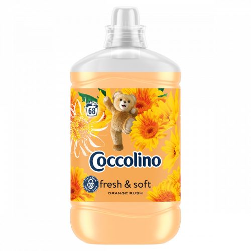 Coccolino Fresh & Soft Orange Rush öblítőkoncentrátum 68 mosás 1700 ml