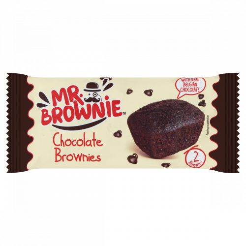 Mr. Brownie csokoládédarabos brownie 2 x 25 g (50 g)