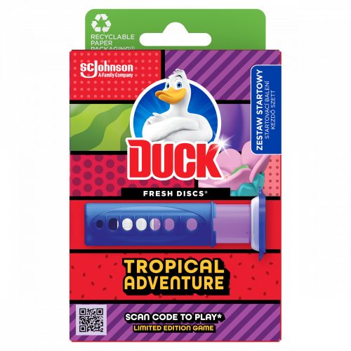 Duck Fresh Discs Tropical Adventure WC-öblítő korong 36 ml