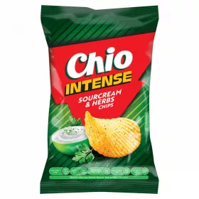   Chio Intense tejfölös és zöldfűszeres ízű burgonyachips 55 g